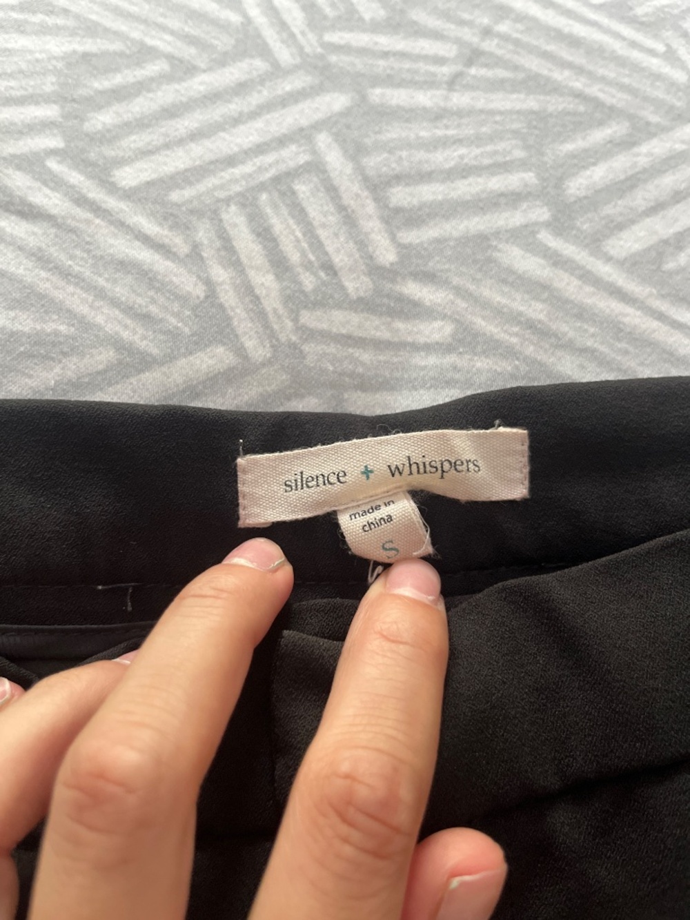 Black Dress Pants with Ruffles - Picture 2 of 3